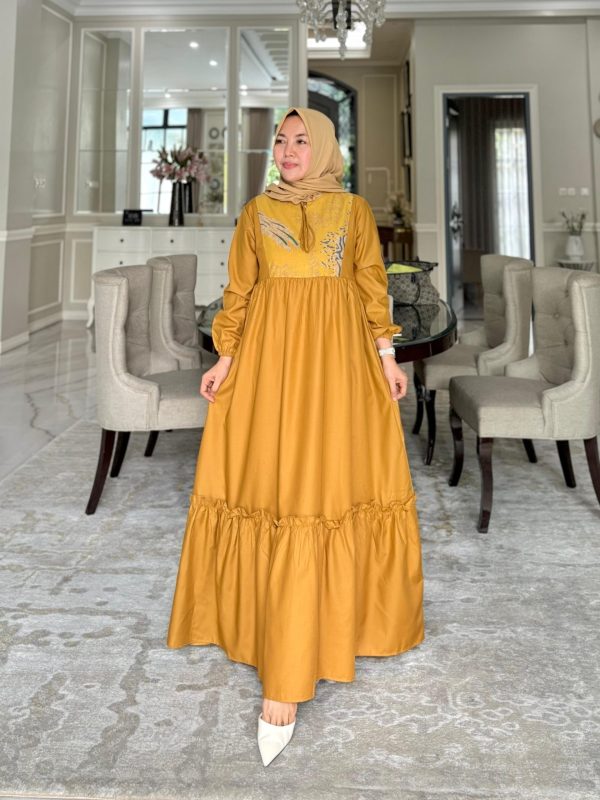 Safira Batik Dress - Gambar 7