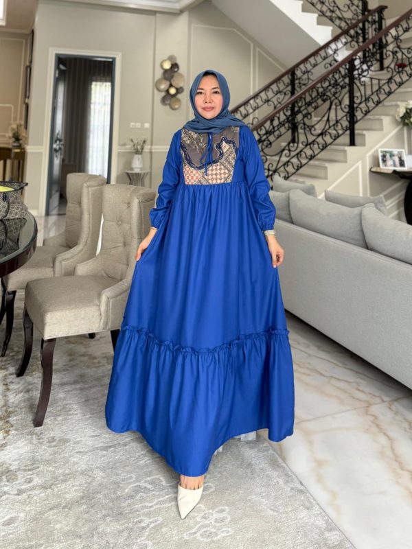 Safira Batik Dress - Gambar 3
