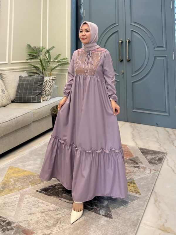 Safira Batik Dress - Gambar 2