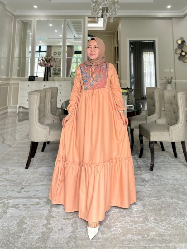 Safira Batik Dress - Gambar 4