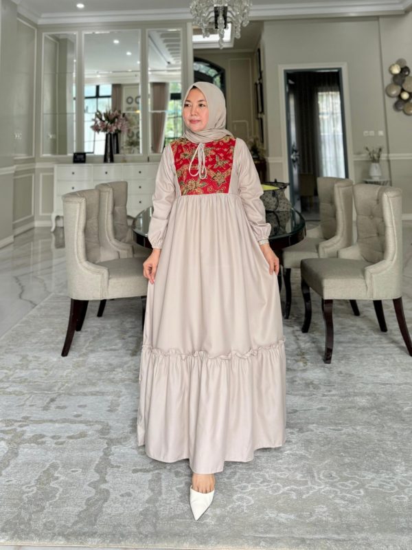 Safira Batik Dress - Gambar 6